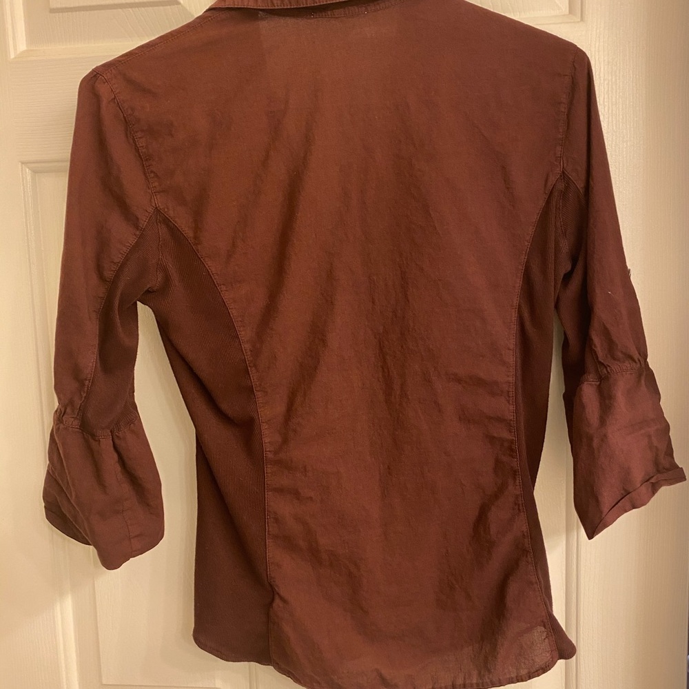 James Perse Classic Side Panel Button Down - image 2